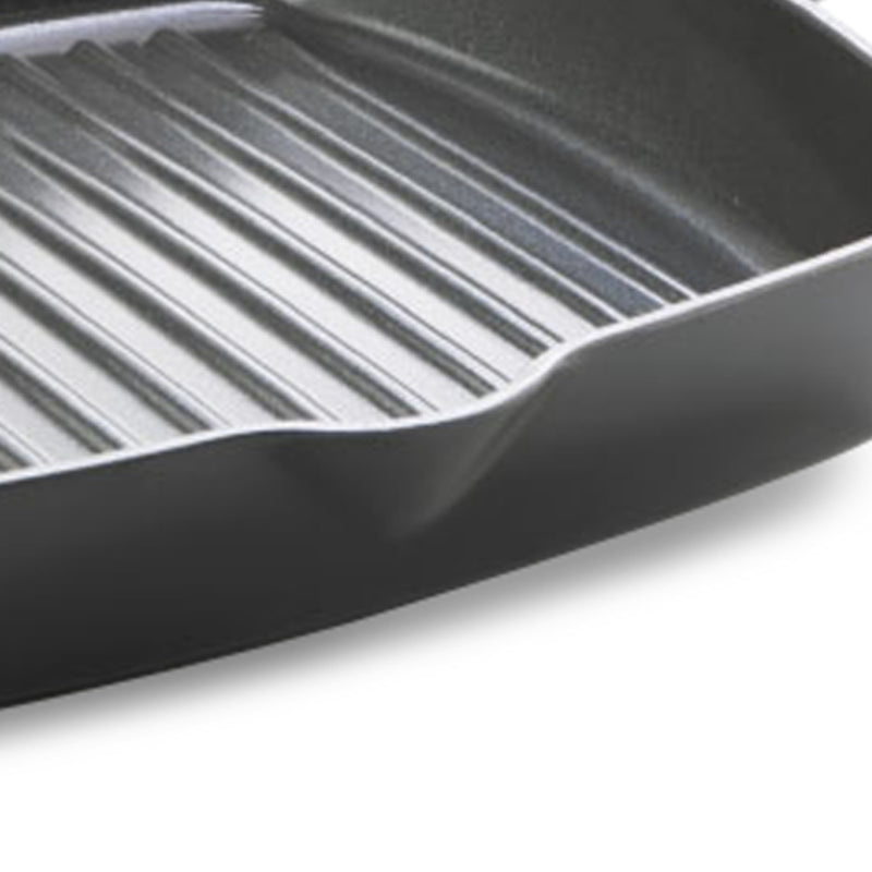 Poêle Gril Carrée Céleste - Gris