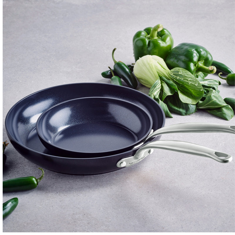 Greenpan Barcelona Lot De 2 Poêles 20+28Cm