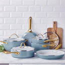Greenpan Padova Lot De 2 Poêles 20+28Cm Bleu Ciel