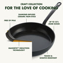 Greenpan Craft Casserole 24Cm/4.9L Black