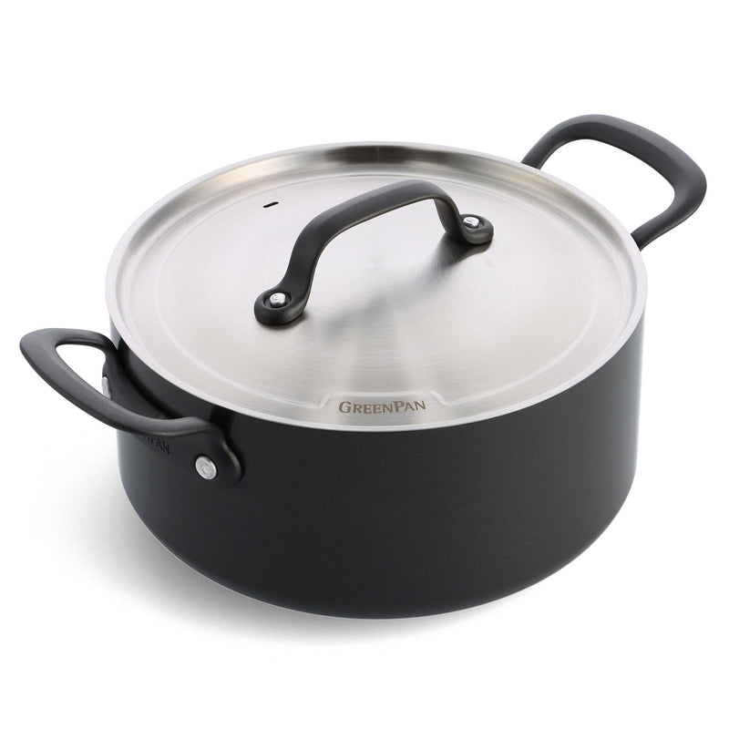 Greenpan Craft Casserole 24Cm/4.9L Black