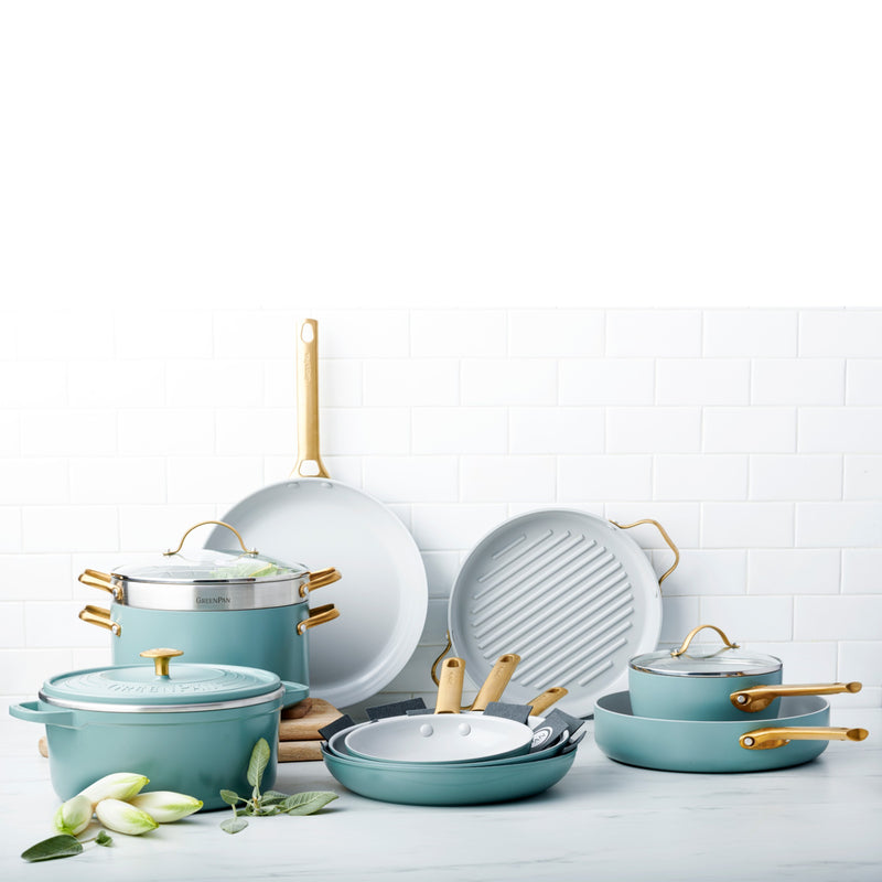 Poêle Gril Padova Skyblue - Smokey Blue