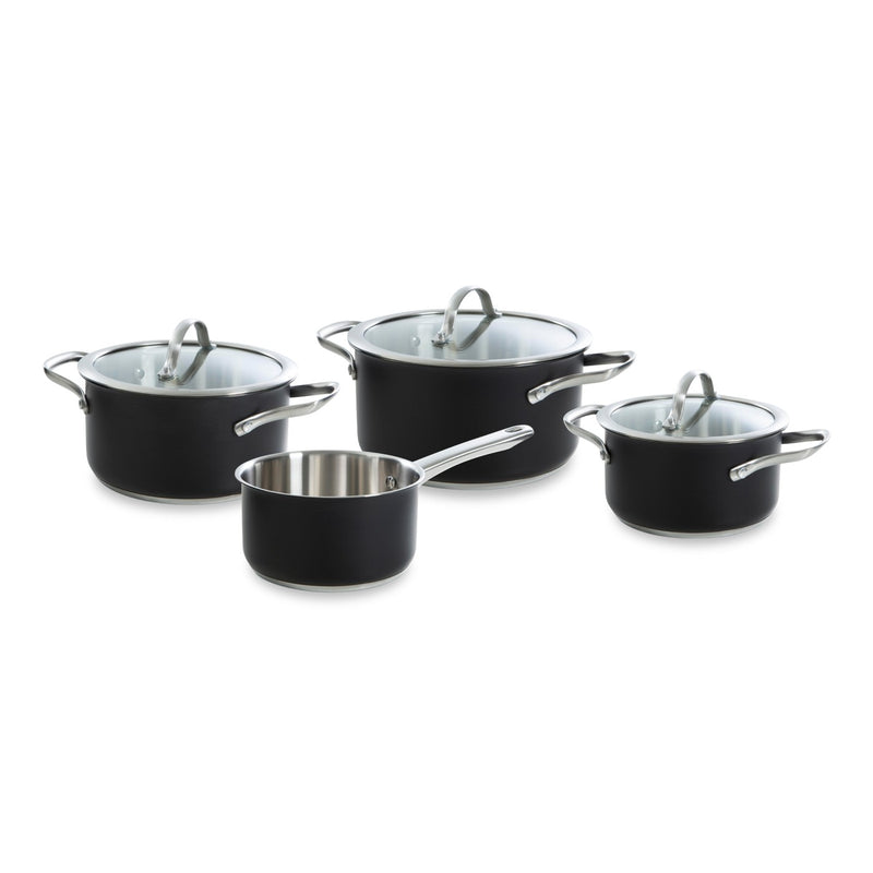 Batería de cocina Bk Purity 4 piezas negro