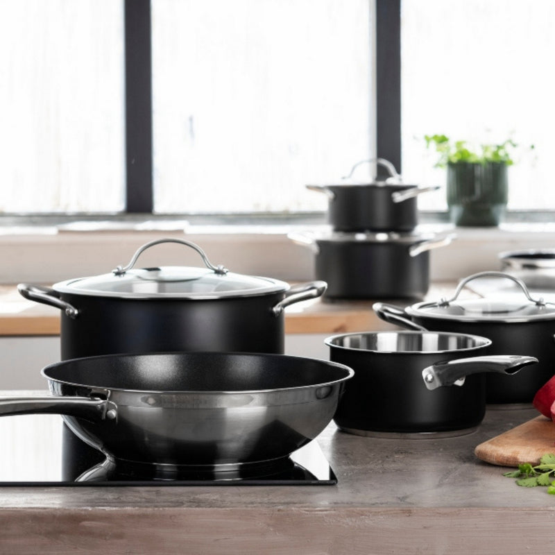 Batería de cocina Bk Purity 4 piezas negro