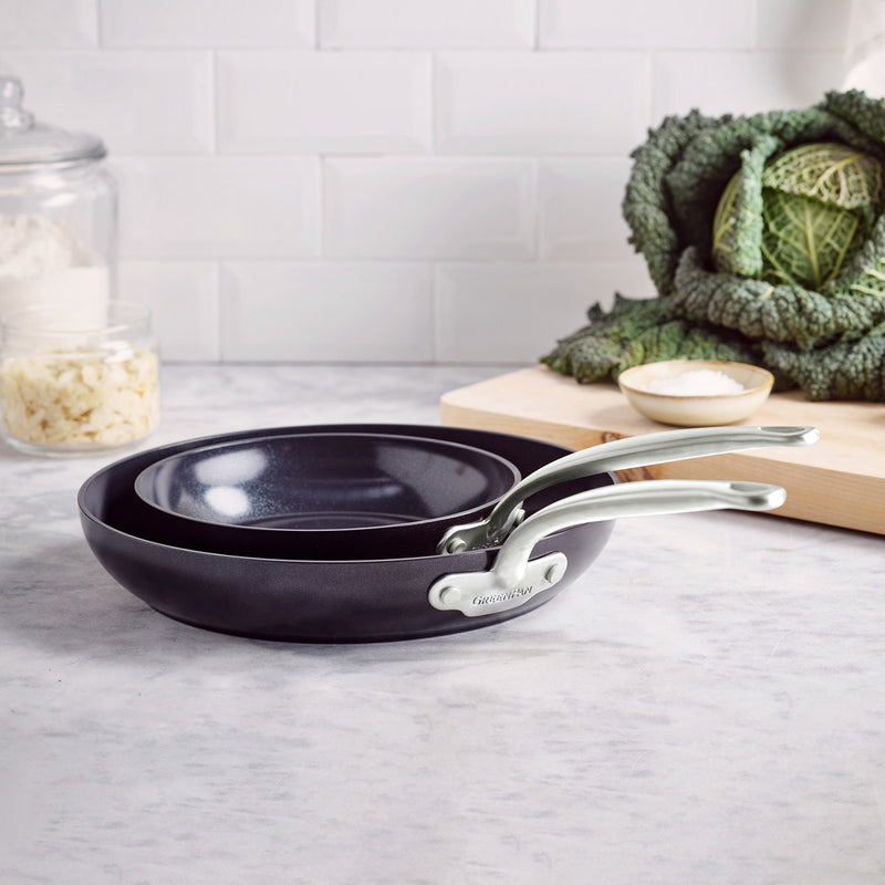 Greenpan Barcelona Lot De 2 Poêles 20+28Cm