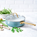 Sauteuse Padova Skyblue Avec Couvercle - Smokey Blue