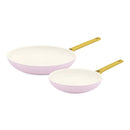 Greenpan Padova Lot De 2 Poêles 20+26Cm Rose