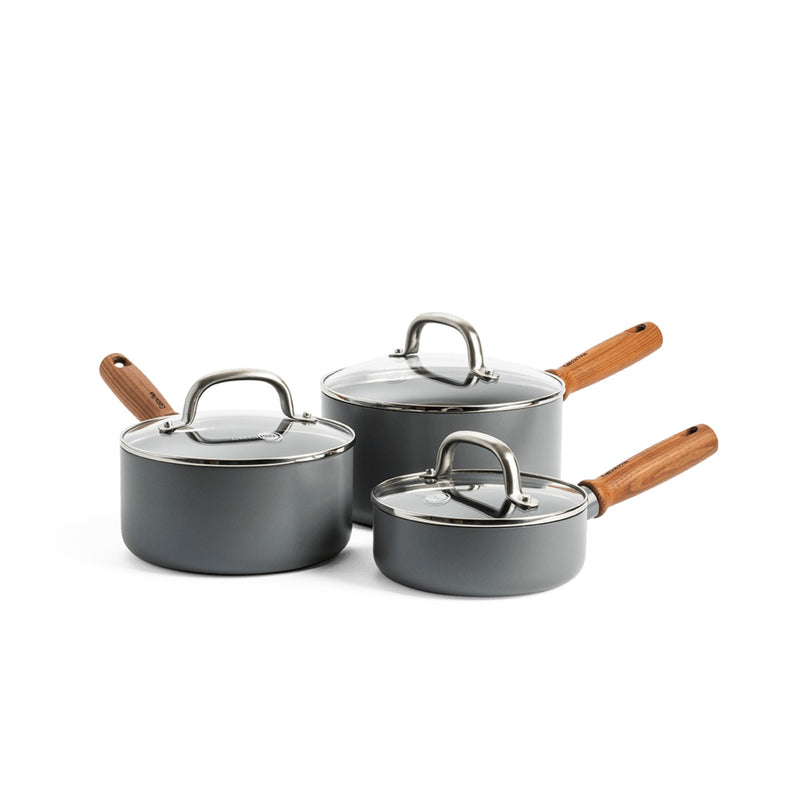 Greenpan Mayflower Pro Lot De Casseroles 3 Pcs Avec Couvercles
