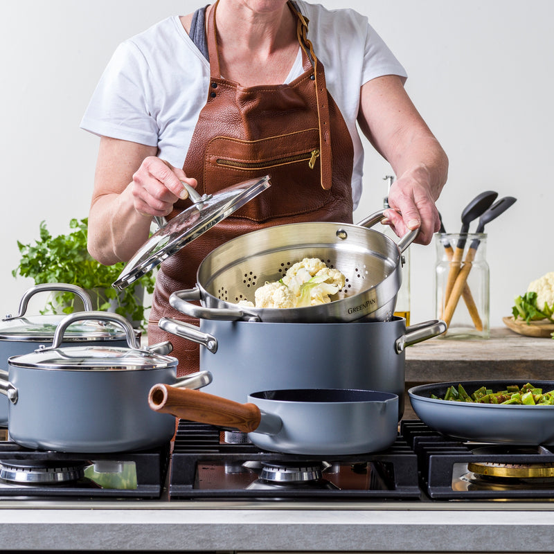 Greenpan Mayflower Pro Batterie De Cuisine 6 Pcs Avec Couvercles