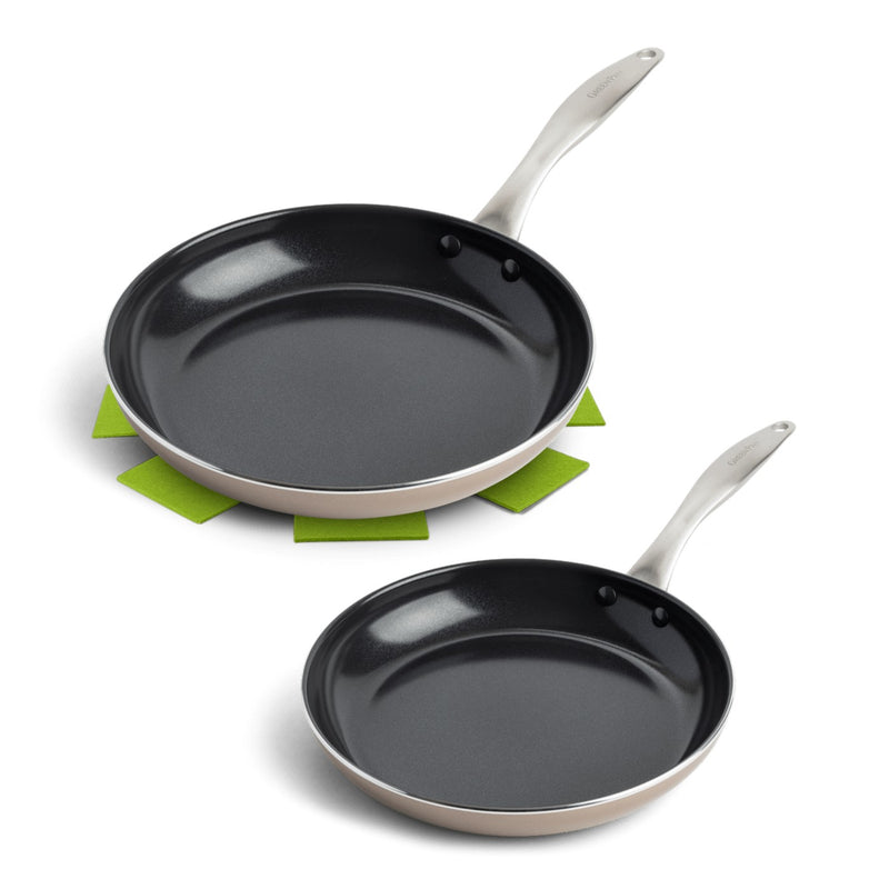 Greenpan Royal Juego De 2 Sartenes 24+28Cm Bronce