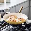 Greenpan Padova Cookware Set 6 Pcs With Lids Yellow