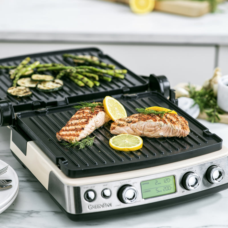 Greenpan Elite Contact Grill Crème