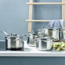 Batería de cocina Bk Twist de acero inoxidable, juego de 4 piezas