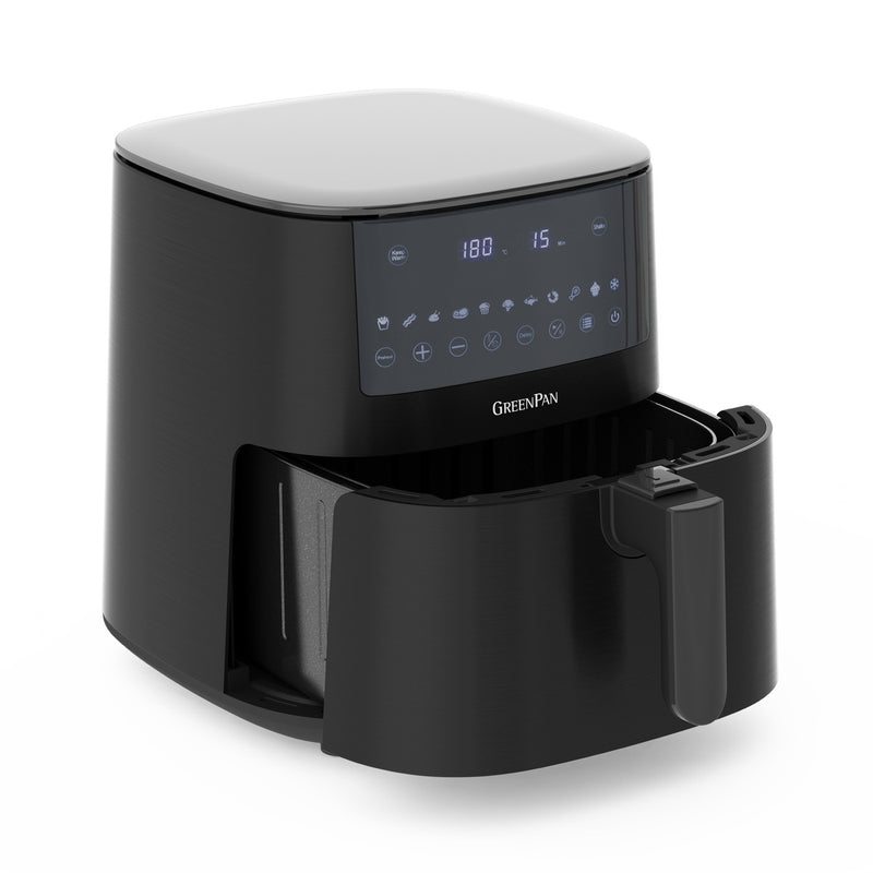 Greenpan Bistro Airfryer 1 Basket 7.2L Ceramic Pfas Free Black