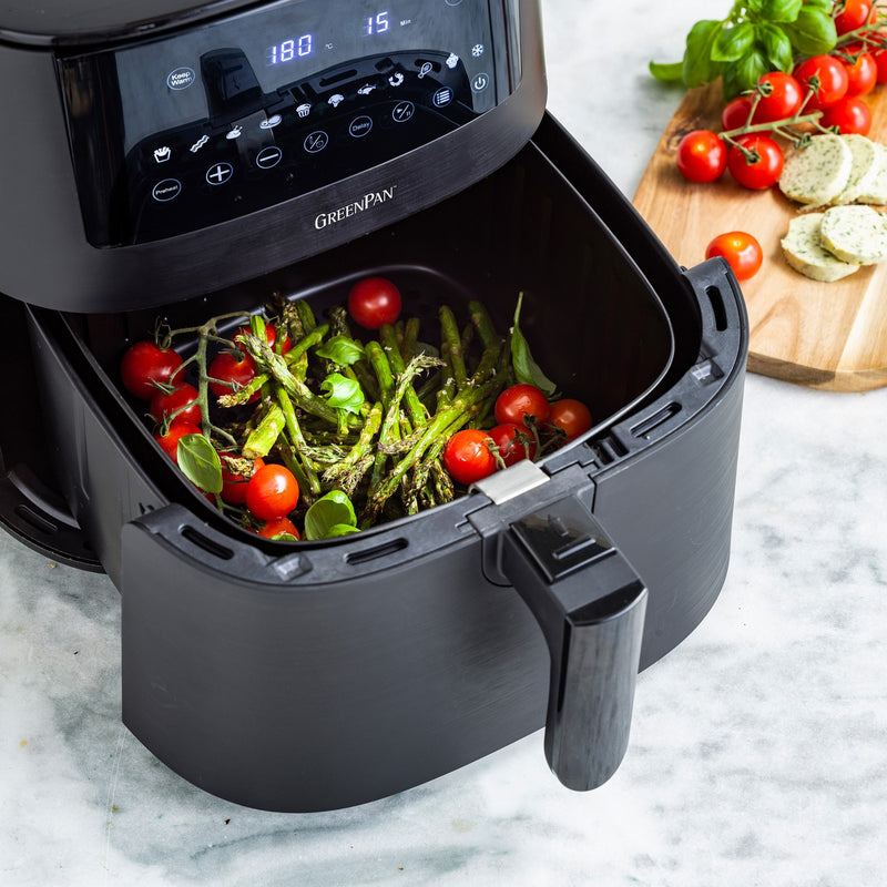 Greenpan Bistro Airfryer 1 Basket 7.2L Ceramic Pfas Free Black