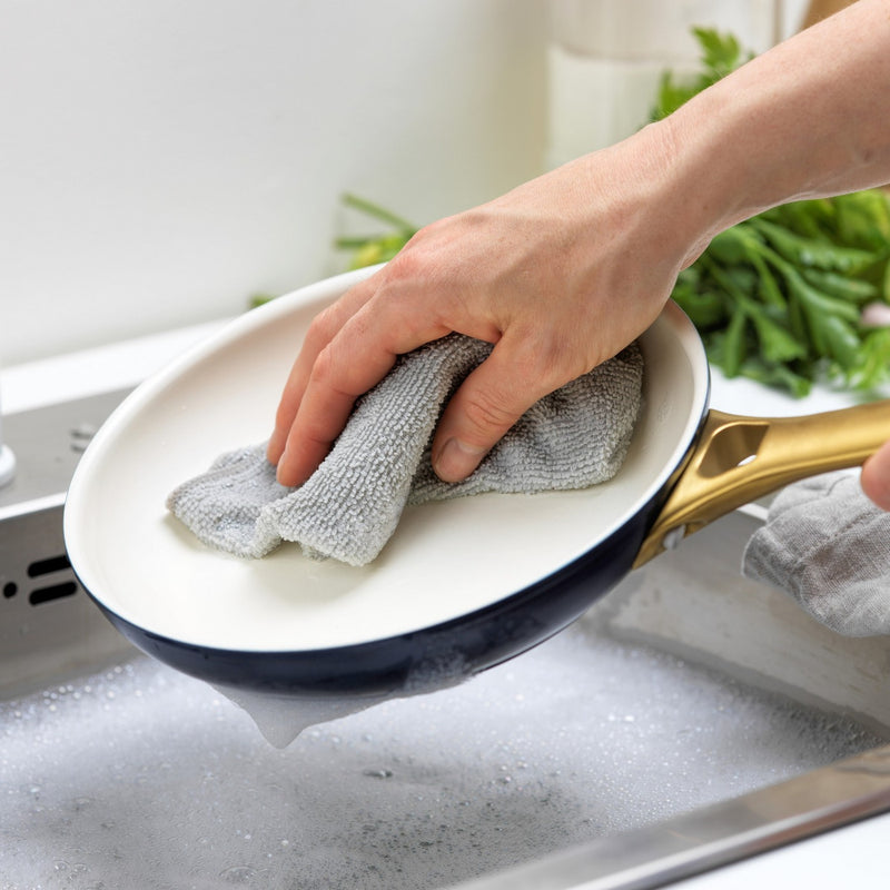 Greenpan Padova Lot De 2 Poêles 20+26Cm Bleu & Crème