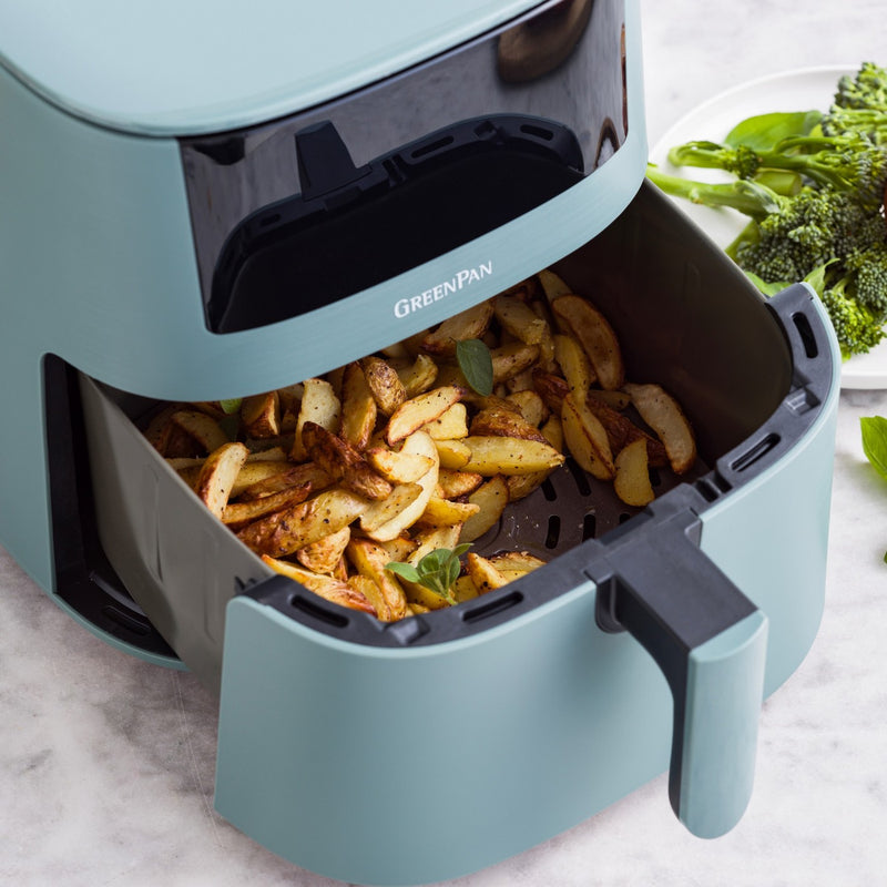 Greenpan Bistro Airfryer 1 Basket 7.2L Ceramic Pfas Free Turquoise