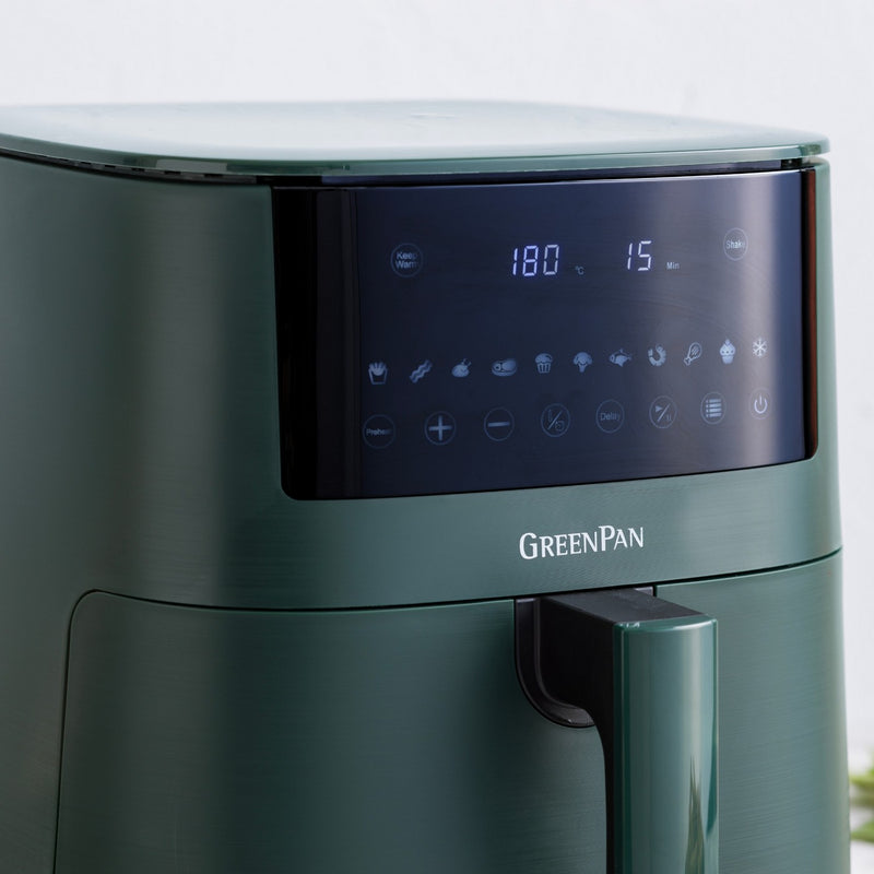 Greenpan Bistro Airfryer 1 Cesta 7,2L Cerámica Sin Pfas Verde