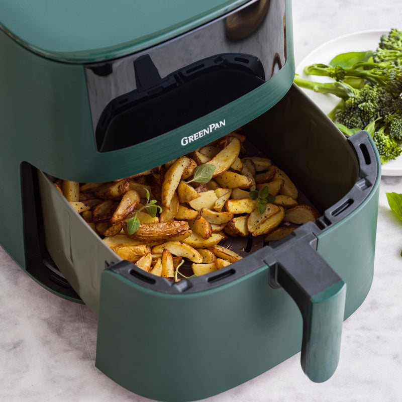 Greenpan Bistro Airfryer 1 Cesta 7,2L Cerámica Sin Pfas Verde