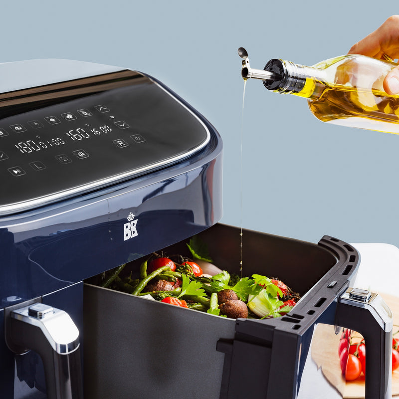 Bk Superieur Airfryer 2 Paniers 3L/6L Bleu Nuit