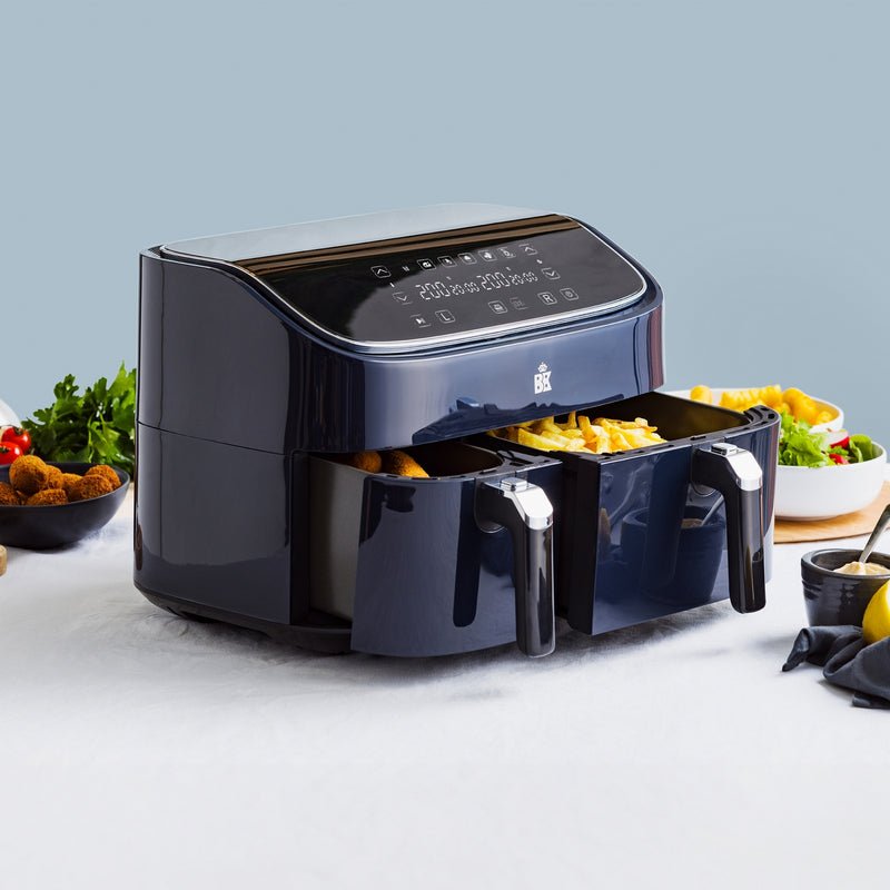 Bk Superieur Airfryer 2 Paniers 3L/6L Bleu Nuit