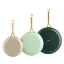 Set De 3 Poêles À Frire Greenpan Shades - Natural