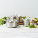Ensemble De 6 Pièces De Batterie De Cuisine Padova Reserve - Argent