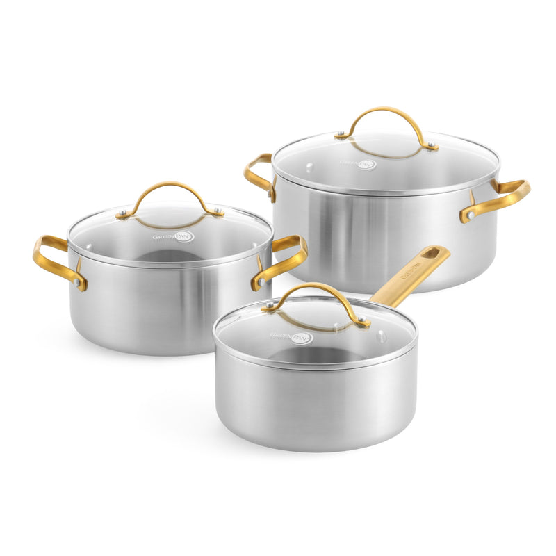 Ensemble De 6 Pièces De Batterie De Cuisine Padova Reserve - Argent
