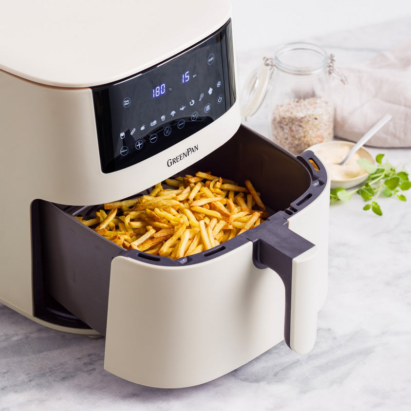 Greenpan Bistro Airfryer 1 Cesto 7,2L Cerámica Sin Pfas Crema