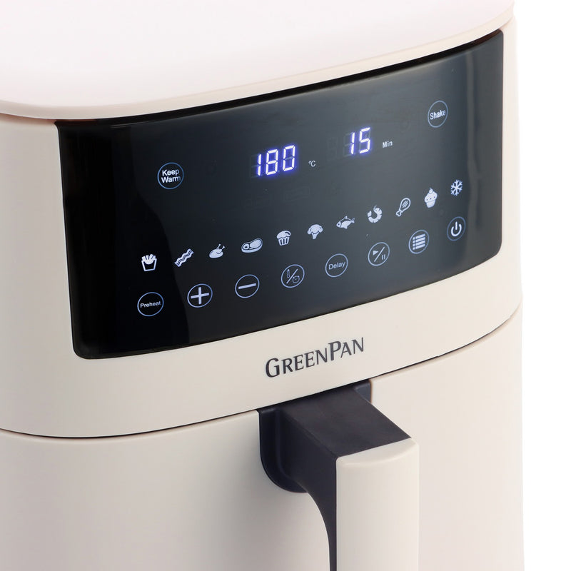 Greenpan Bistro Airfryer 1 Cesto 7,2L Cerámica Sin Pfas Crema