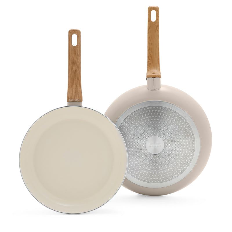 Ensemble De 2 Pièces De Poêles Essence - Brun