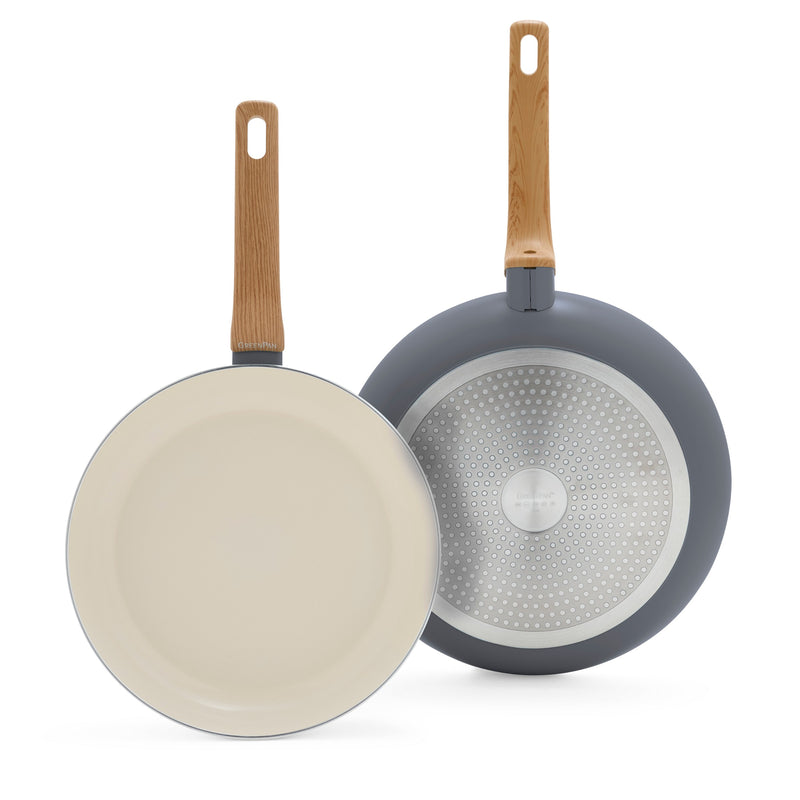 Ensemble De 2 Pièces De Poêles Essence - Gris