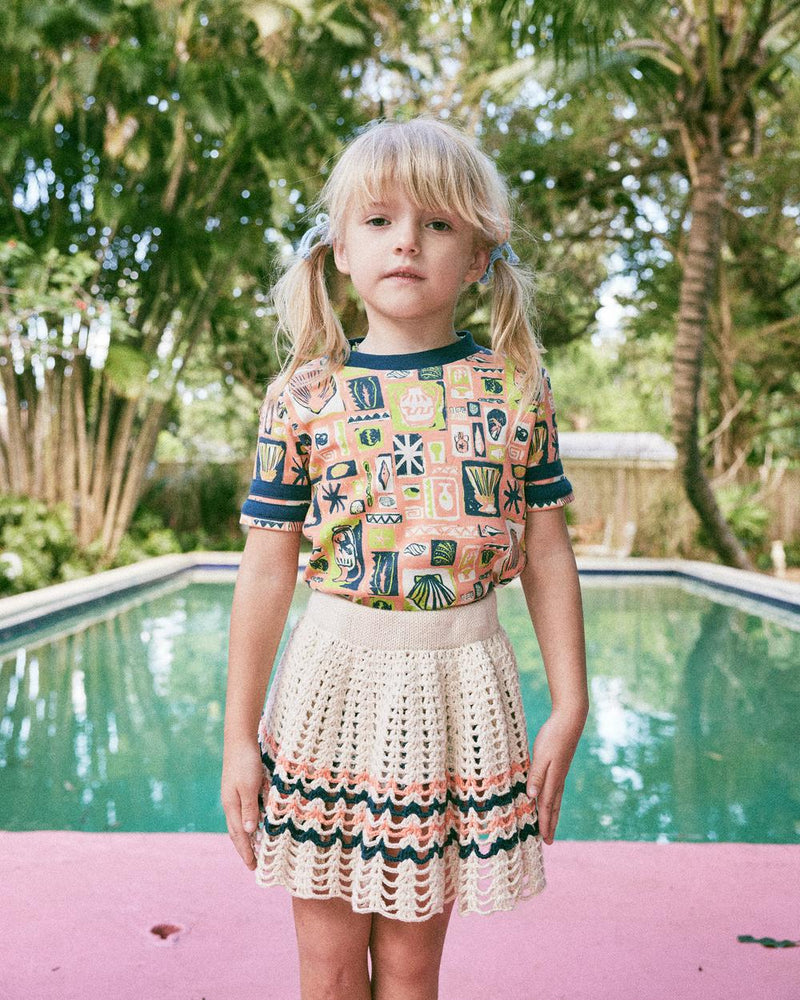 Falda de mazapán Wellfleet - Selección Misha & Puff disponible en www.amaetc.com, concept store eco amigable para niños