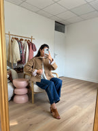 Chaqueta trench Edith de algodón Liberty camel