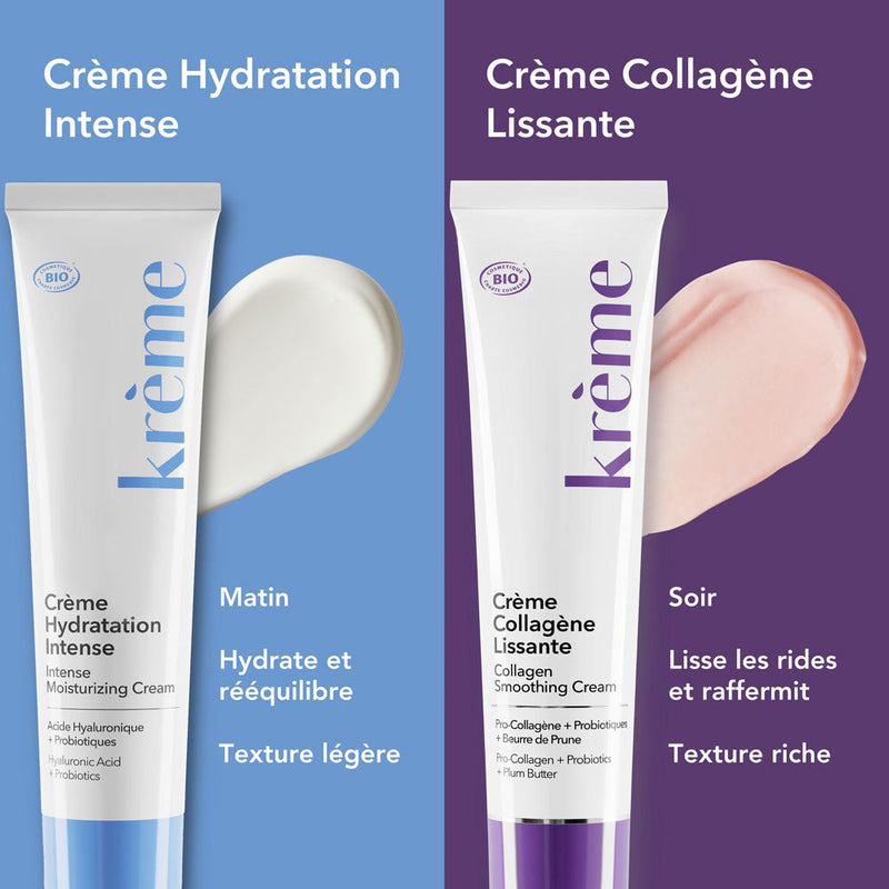 Intense Hydration Cream vs Smoothing Collagen Cream 