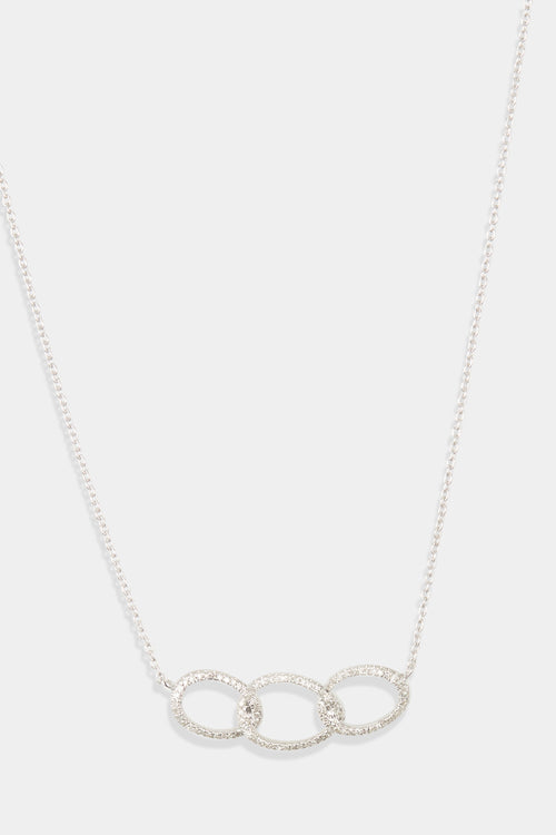 Collier "Harmonie Précieuse" D0,16/92 - Or Blanc 375/1000