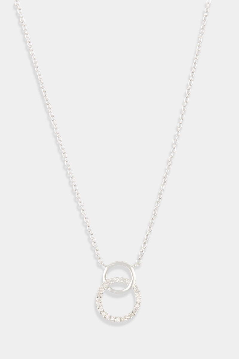 Collier "Energy" Diamants 0,080/22 - Or Blanc 375/1000