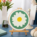 Punch Needle Marguerite Blanche