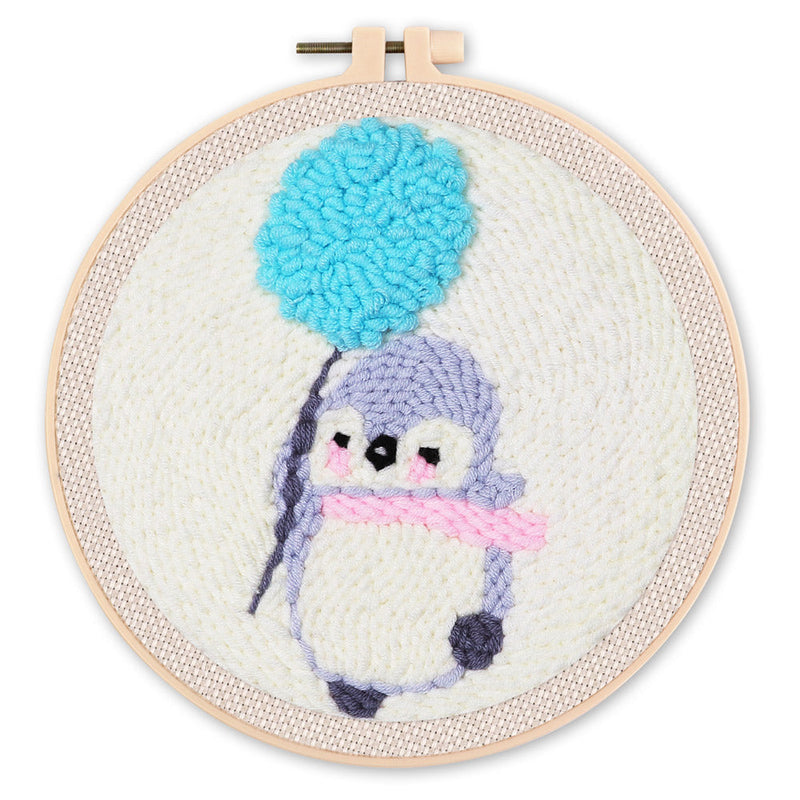 Punch Needle Hérisson et Ballon