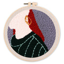 Punch Needle Boucle d'Oreille