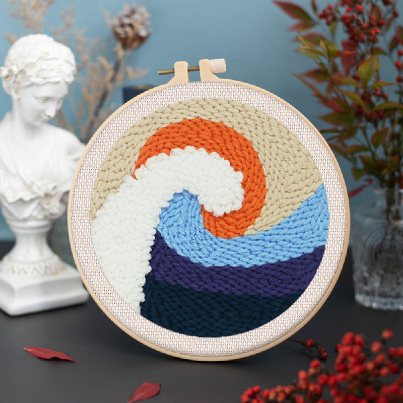 Punch Needle Tsunami