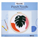Punch Needle Grande Feuille Verte