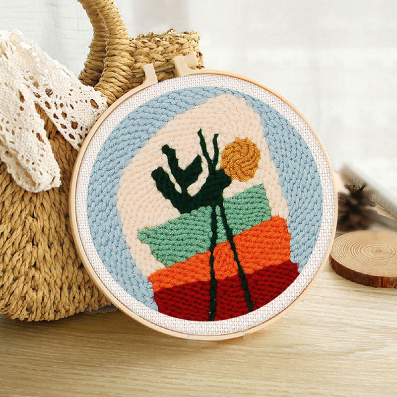 Punch Needle Composition Florale 1