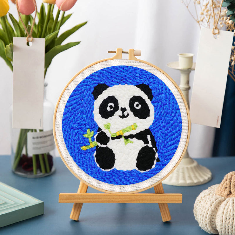 Punch Needle Bébé Panda