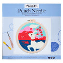 Punch Needle Biche Et Fleurs