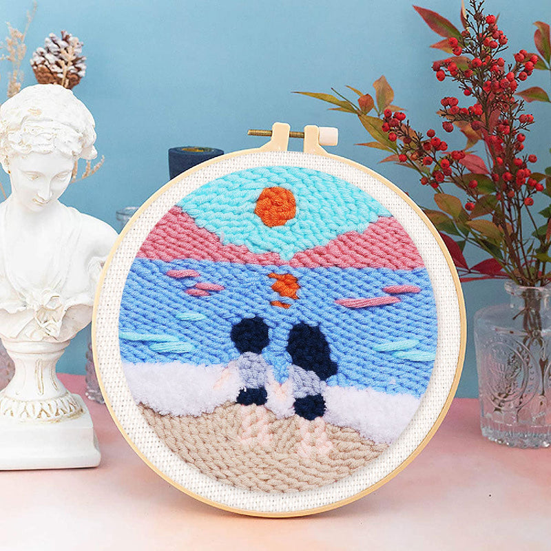 Punch Needle Sur La Plage