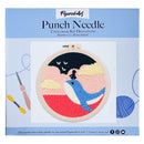 Punch Needle Baleine Bleue Et Fillette