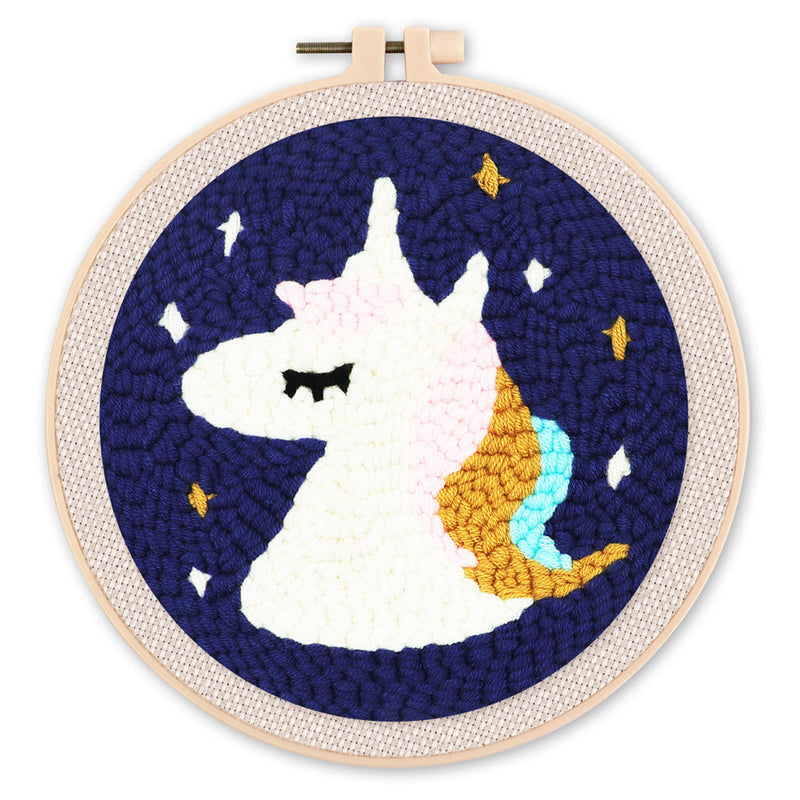 Punch Needle Licorne