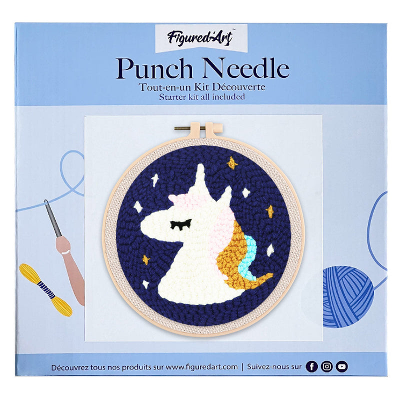 Punch Needle Licorne