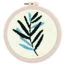 Punch Needle Feuille bi-colore